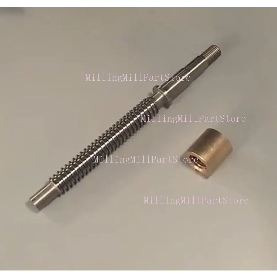 1 مجموعة مخرطة CNC جزء Tailstock الرصاص المسمار + الجوز C6132 / C6140A1 الطول الإجمالي 260 مللي متر T22 * 5 مللي متر