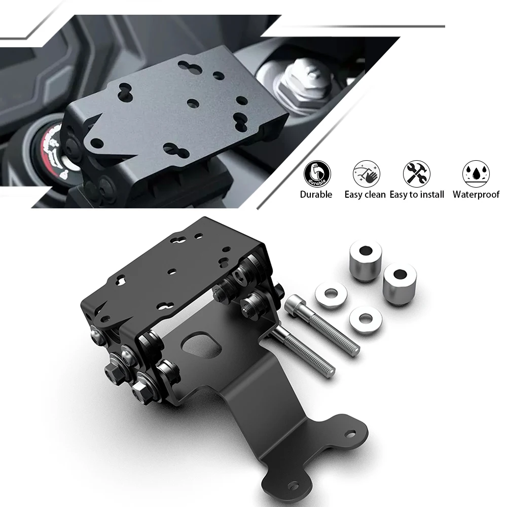 

FOR Kawasaki Ninja H2 SX 2018-2020 Motorcycle Accessories Ninja H2SX Stand Holder Phone GPS Navigation Plate Bracket Adjustable