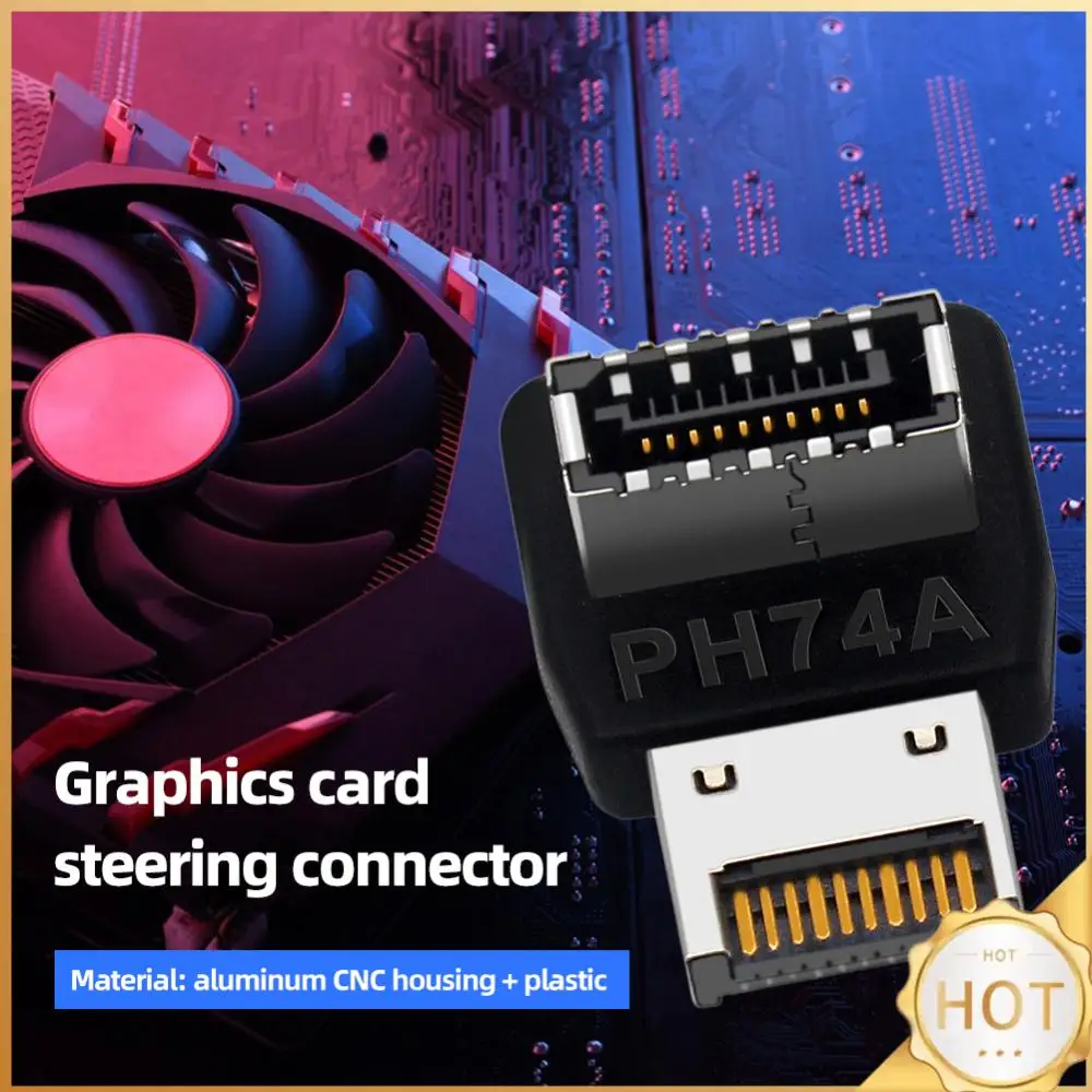 

Передний адаптер USB C-разъема USB-адаптер передней панели Вертикальный конвертер разъема типа E для материнской платы компьютера