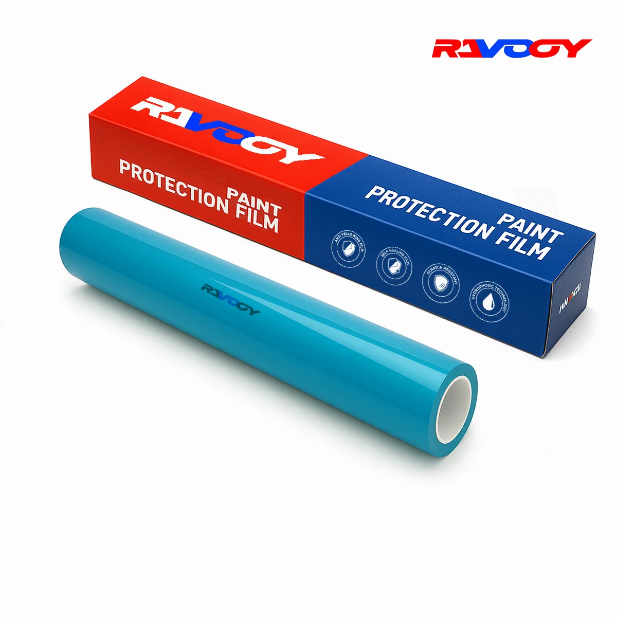 

High Quality Glossy Miami Blue Vinyl Wrap Film Self-Adhesive Auto Tuning Vinyl Stickers Durable Paint protective film