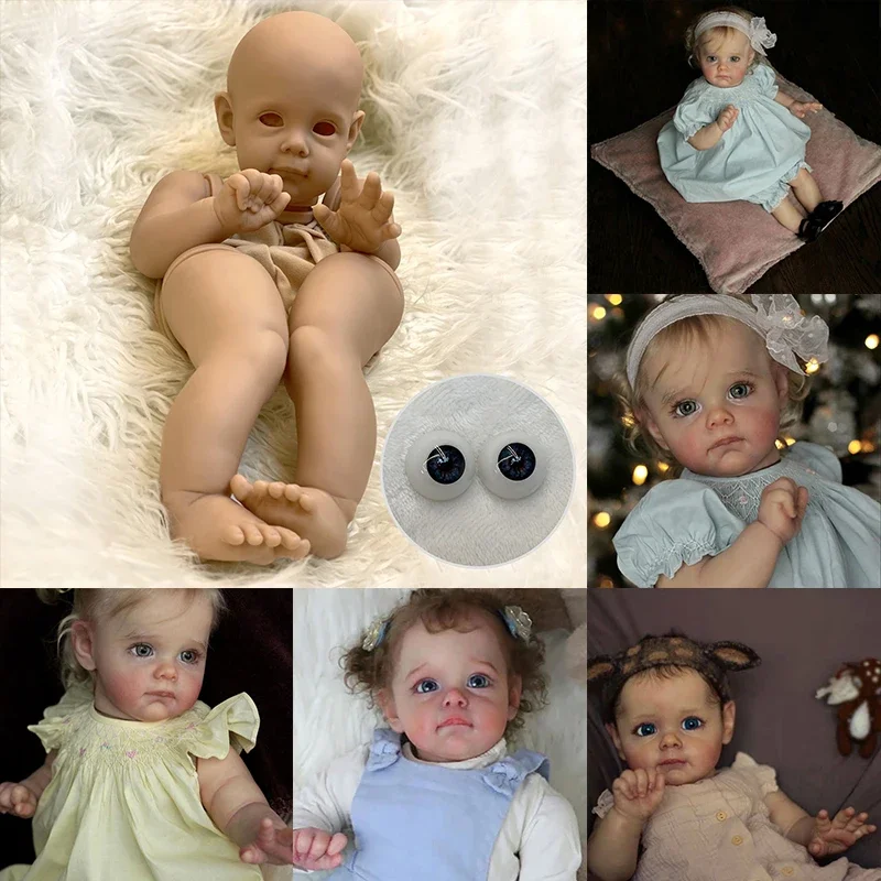 

22-дюймовый комплект куклы реборн Maggi Soft Touch Незавершенная неокрашенная высококачественная художественная кукла реборн с тканевым корпусом