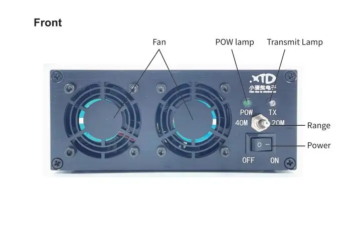 PA100X 1.8M~30MHz 100w Shortwave Power Amplifier HF Amplifier RF with LPF for Xiegu X5105 G90 G90S X6100