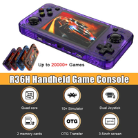R36H Retro Handheld Console Open-Source Linux System Game Consoles 3.5 inch IPS Screen Portable Video Player For Children's Gift