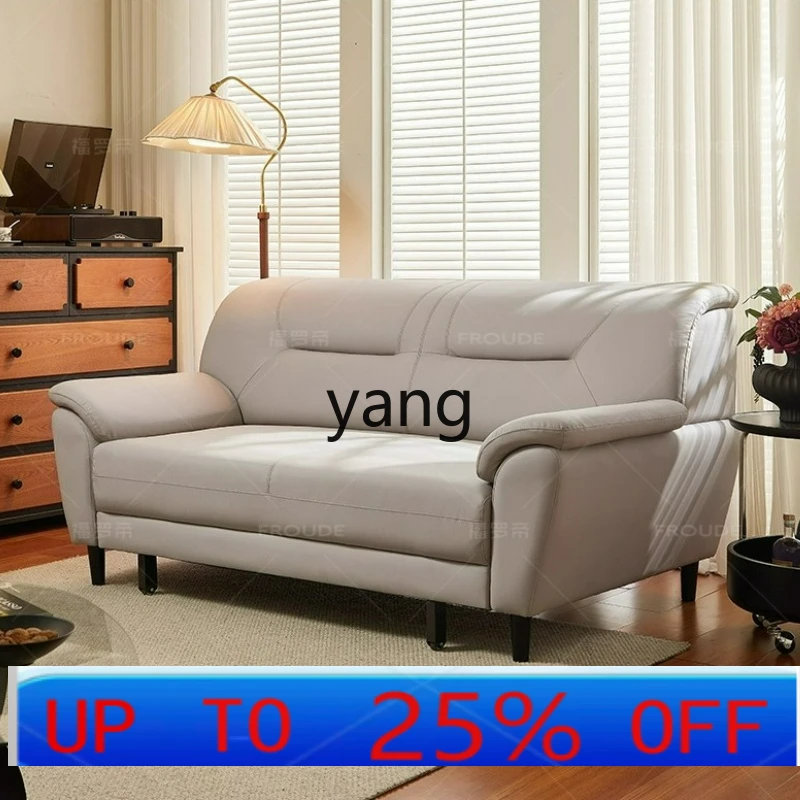 LTT living room first layer cowhide electric multi-function telescopic low noise motor sofa bed