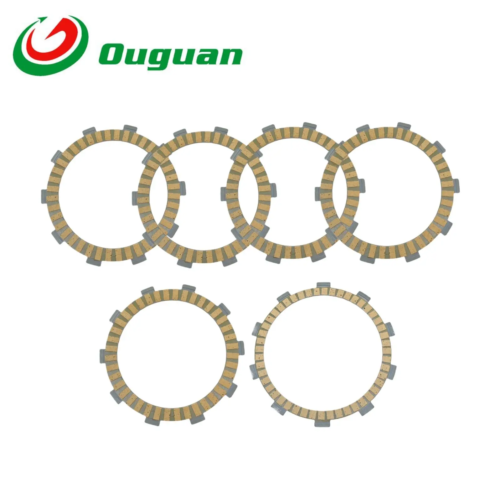ouguan for Honda NX250 TRX250 XR250 XR250R NX TRX XR XL 250 XL350 XL350R XL 350 Paper Based Clutch Friction Plate Set