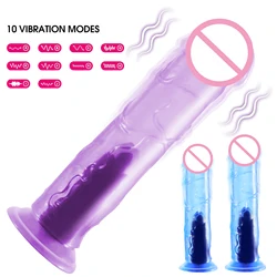 Realistic Dildo Vibrator With Suction Cup Jelly Penis Sex Toys for Woman Men Fake Dick Big Penis Anal Butt Plug Erotic Sexy Shop