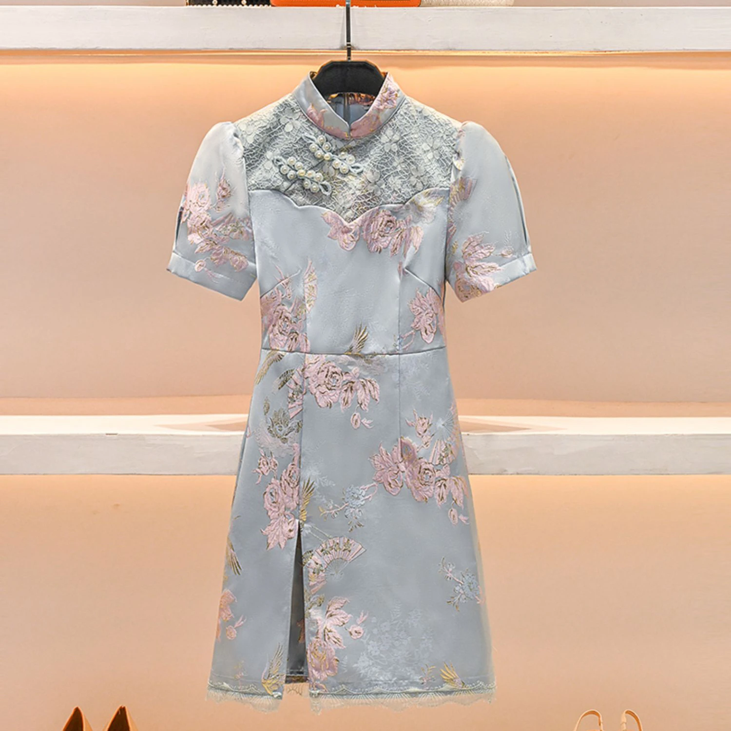 Chinese Style Party Dress Cheongsam Elegant Vintage Qipao