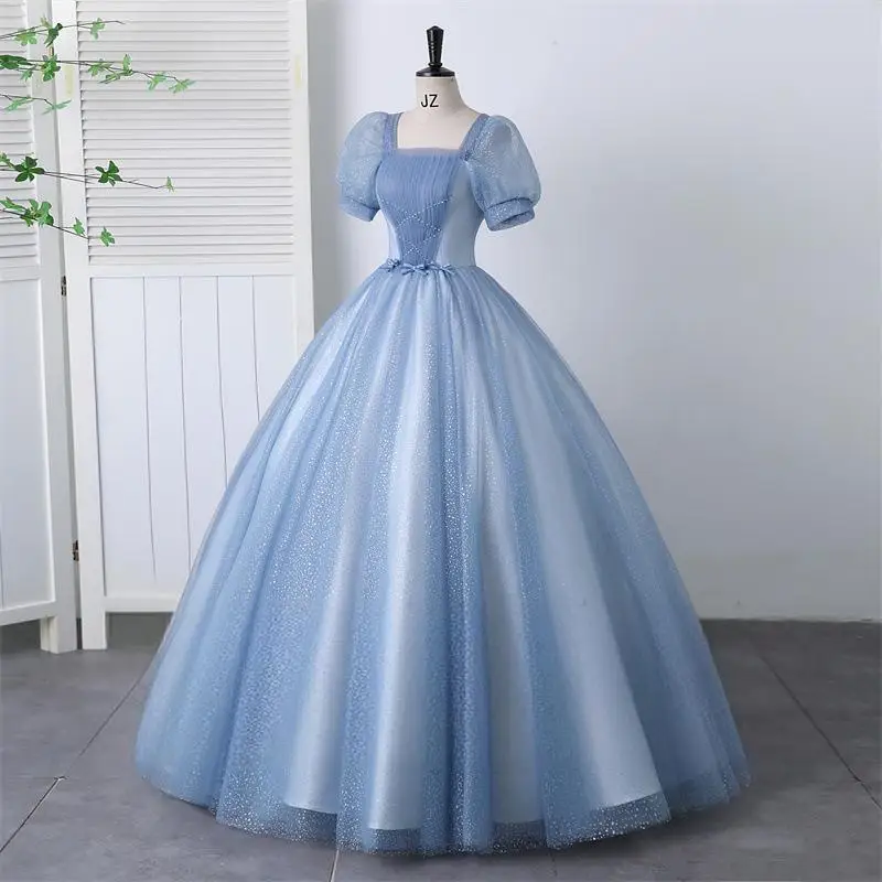 New Student Art Exam Performance Dress, Long Style, Vocal and Beautiful Voice, Solo Singing, Piano, Choir, Host, Fluffy Skirt
