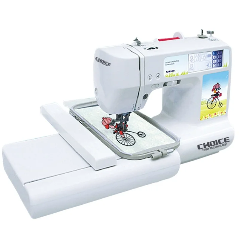 Household Portable Multi-function Domestic Computerized Pattern Embroidery Sewing Machine 650rpm