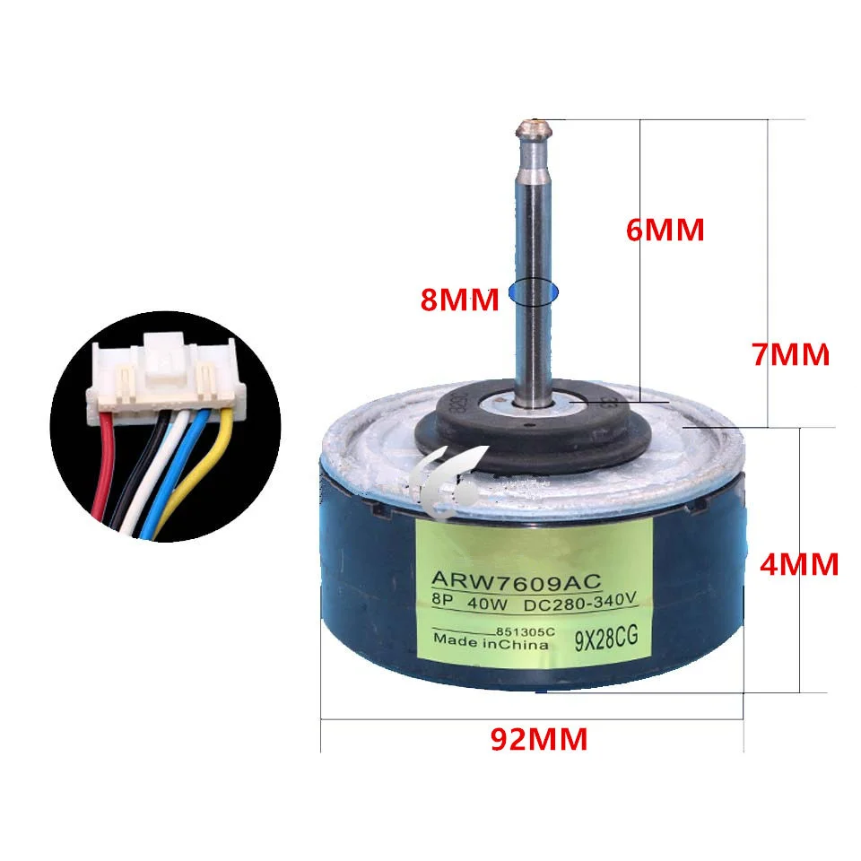 

good working new for Air conditioner Fan motor machine motor ARW7609AC part
