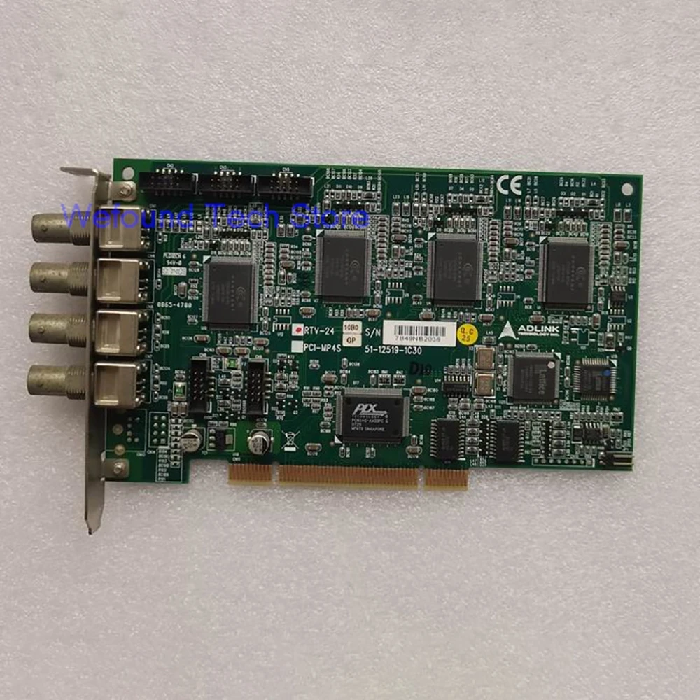 For ADLINK RTV-24 51-12519-1C30 Four-channel Image Capture Card