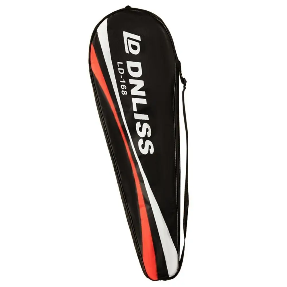 Bolsa para raqueta de bádminton de gran capacidad, bolso de un solo hombro para raqueta de tenis de 4 a 6, bolsa para volante ajustable con doble asa