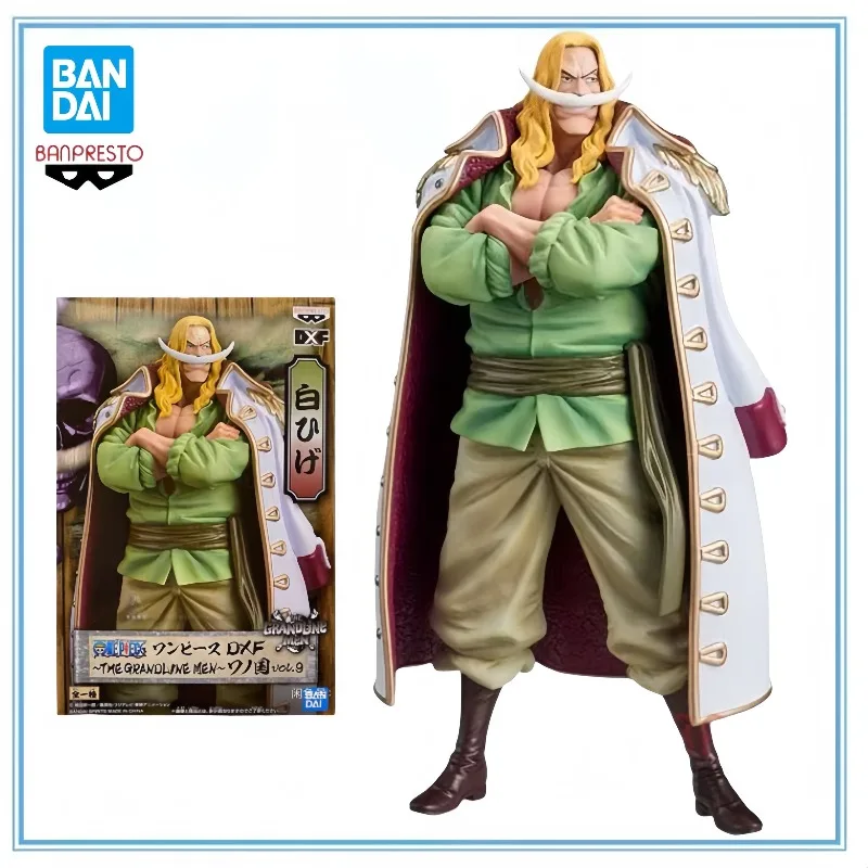 

BANDAI in Stock Genuine Glazovin Original One Piece DXF White Beard Kimono Anime Action Figures Model Collectio Toy Gifts Toys