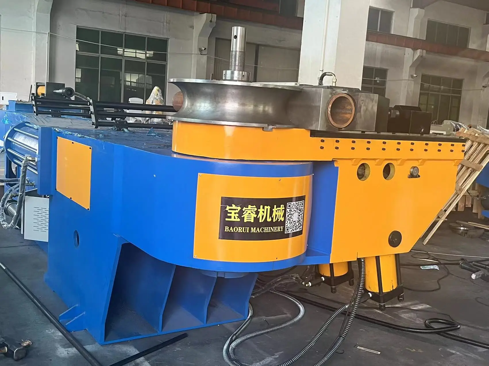 Macchina piegatubi per tubi e tubi per piegatubi 168NC Ss per l'industria dell'edificio di navi