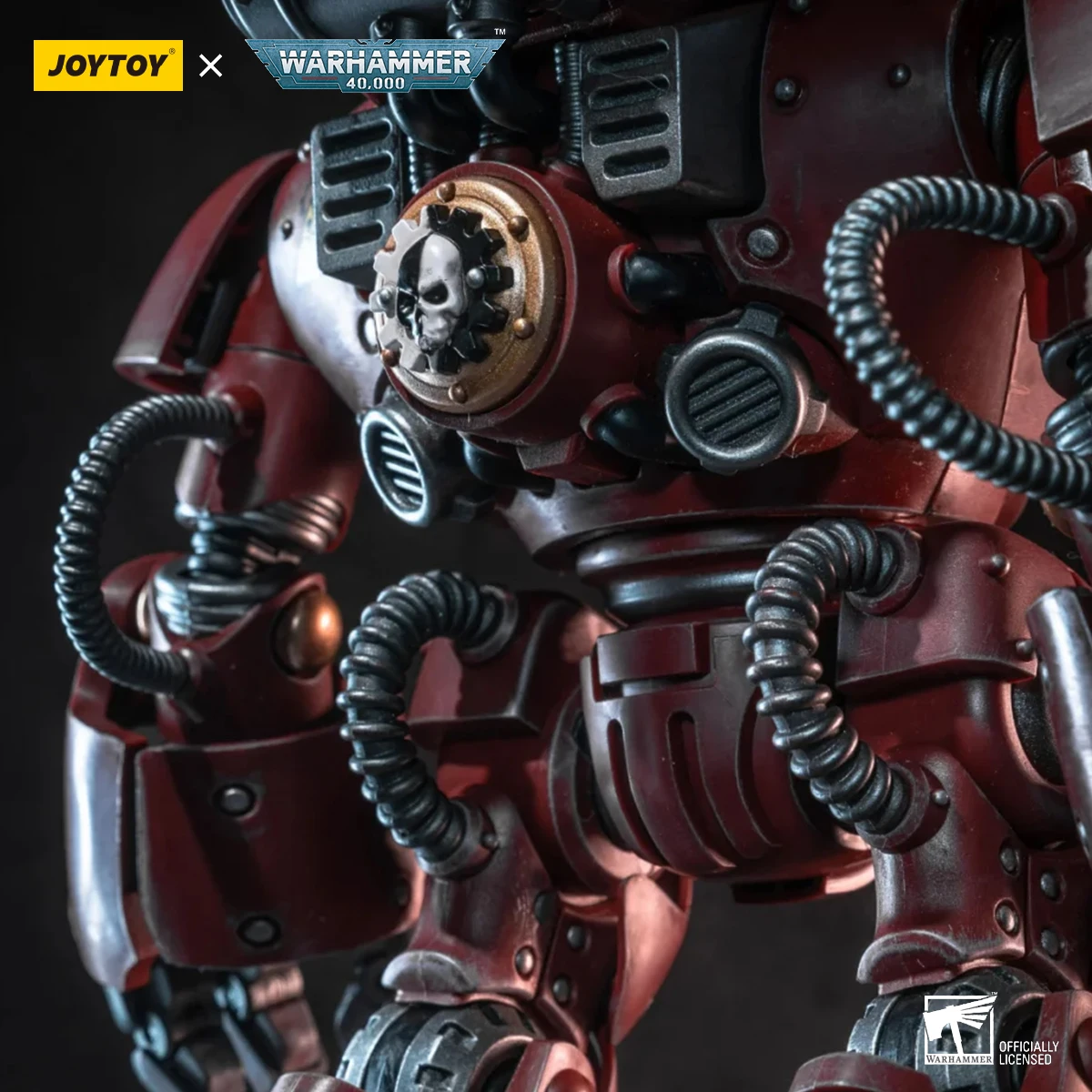 JOYTOY Warhammer 40K Adeptus Mechanicus عمل الشكل كاستيلان روبوت مع المفاصل الثقيلة الفوسفور الناسف المنقولة تمثال اللعب