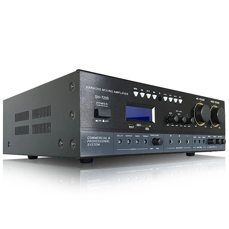 OEM SH7200 280W*2 Stage Master Stereo Power Speaker With Hifi Subwoofer Universal PA OK Audio Amplifier