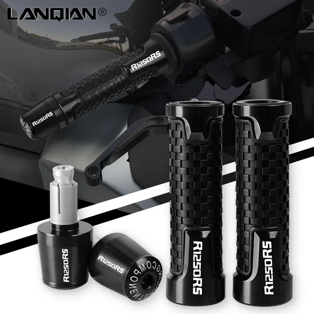 

7/8" 22mm Motorcycle Accessories FOR BMW R1250RS R 1250 RS 2019 2020 2021 2022 2023 Handlebar Grips Ends Handle Bar Grip End CNC