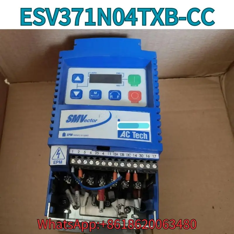 

Used ESV371N04TXB-CC 0.37KW frequency converter test OK Fast Shipping