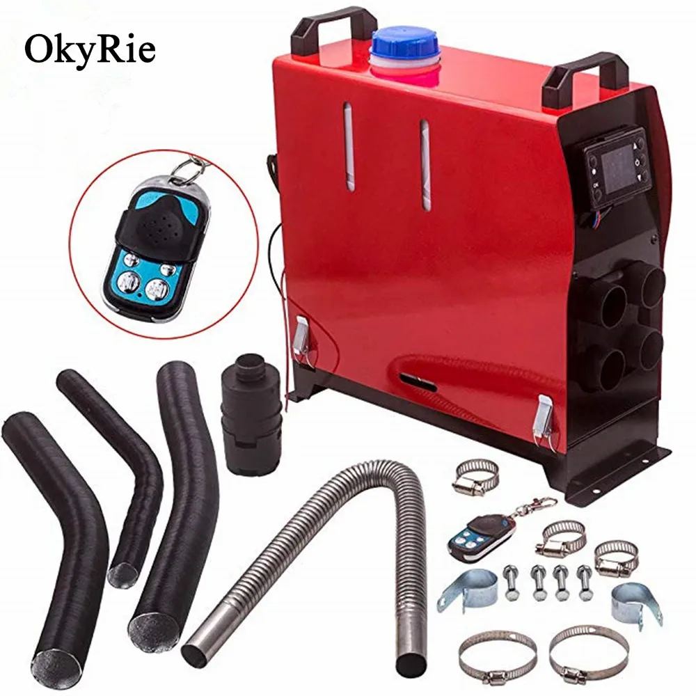 

OkyRie Diesel Air Heater Intelligent 12V/24V 5KW 8KW Digital Display Screen for RV Trailer Truck Boat Caravan & Bus