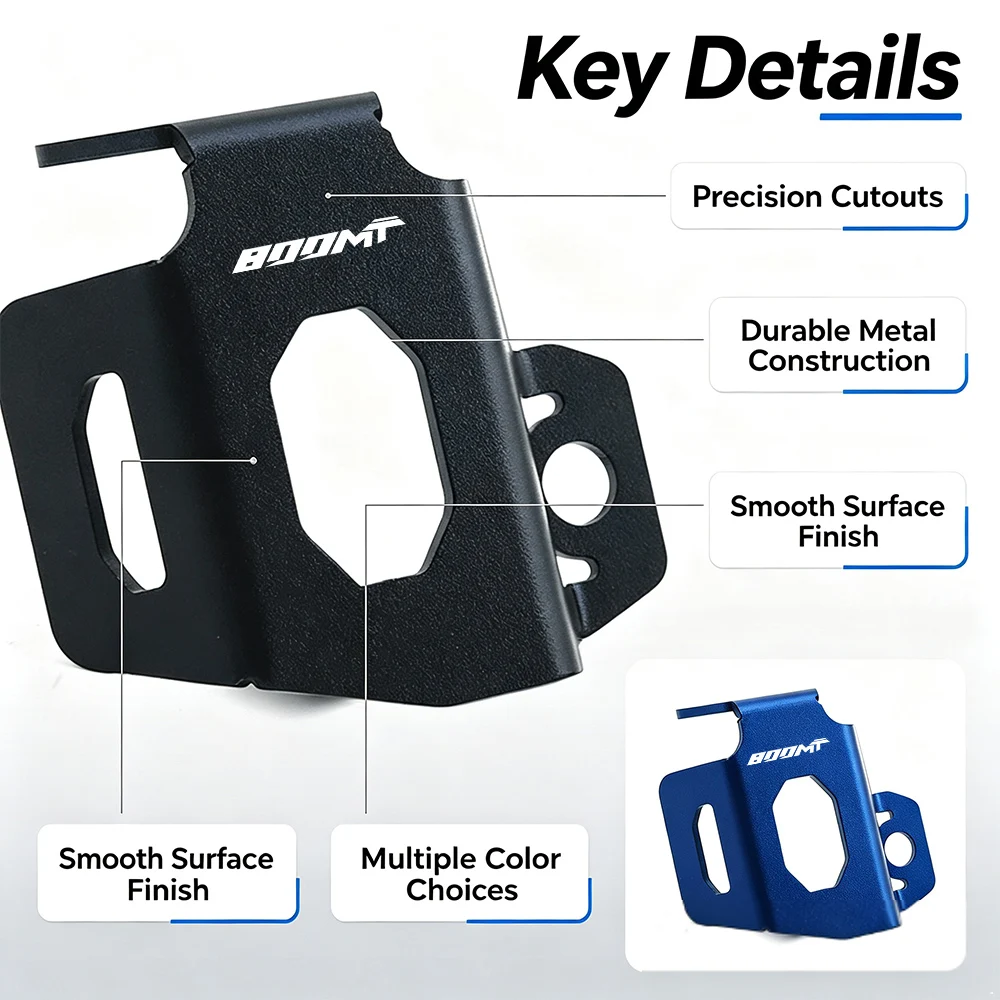 For CFmoto 800MT 800 MT Motorcycle Rear Brake Fluid Cup Protector Oil Tank Guard Anti-scratch Easy Install Accessories