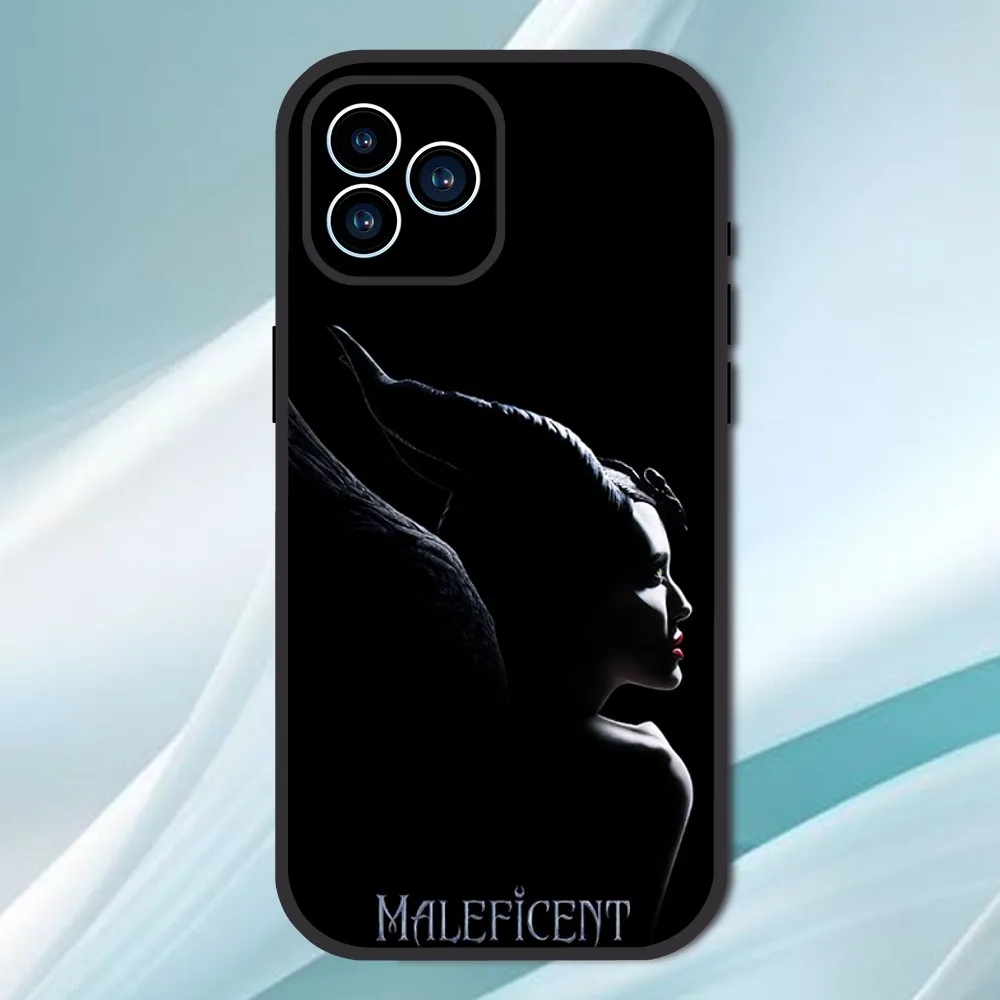 MINISO Disney M-Maleficent 2 Phone Case For iPhone 13 12 11 14 15 Pro XS Max XR X 8 7 6S 6 Plus Soft Back case