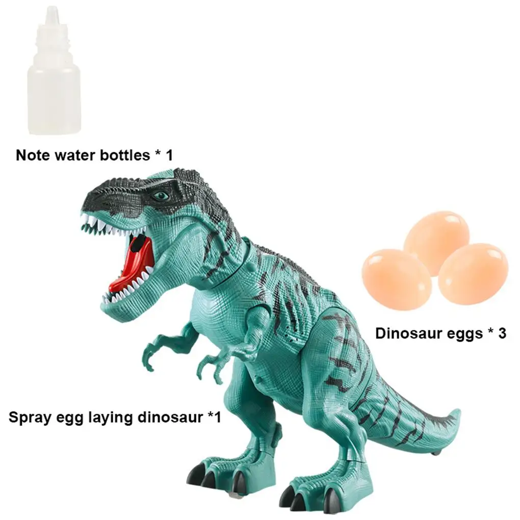 Multiplay elektryczne natryskiwanie dinozaurów zabawki figurka zabawkowa lekkie interaktywne dinozaury miniaturowe domowe dzieci brązowe