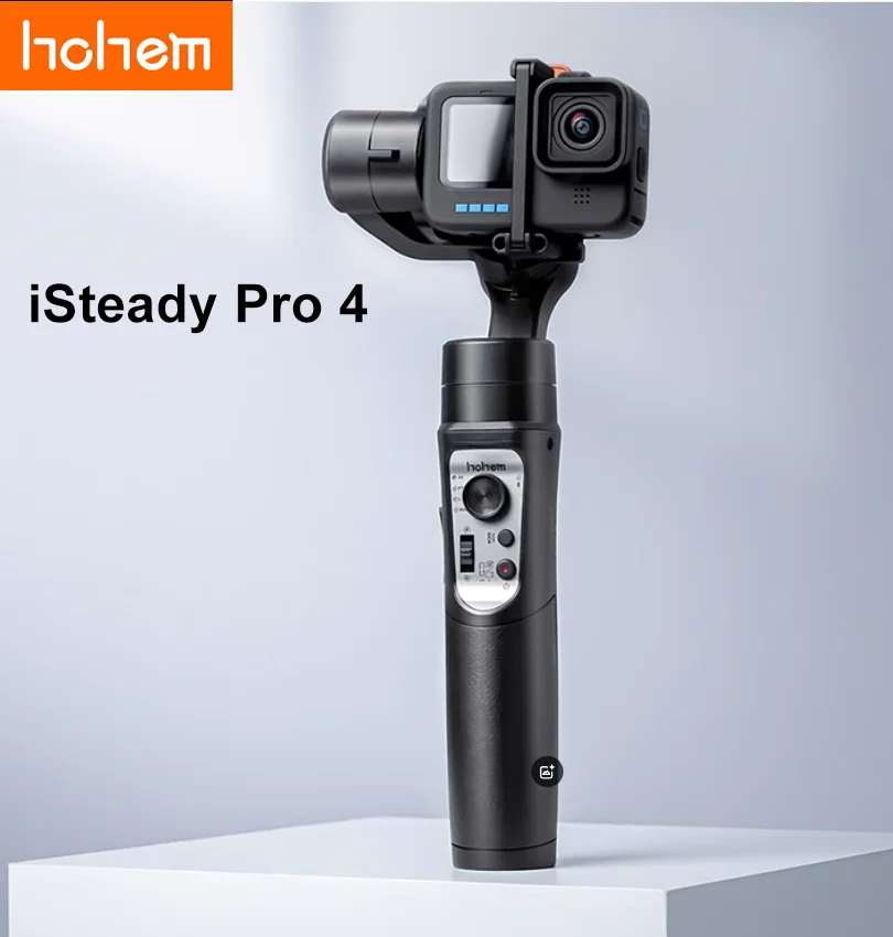 3-осевой подвес Hohem iSteady Pro 4, для GoPro 13/12/11/10 DJI Action 3 OSMO Insta360 One R, ручной стабилизатор экшн-камеры
