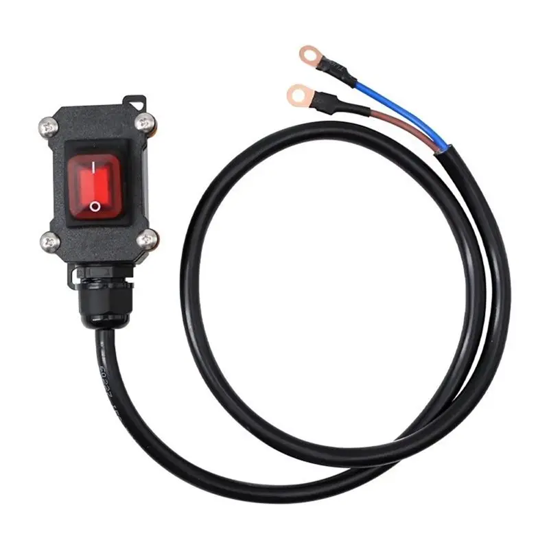 High Power Waterproof 12V Motorcycle Battery Cut Off Switch ABS Design Includes 30Cm Copper Cable For Twin Cylinder Bikes