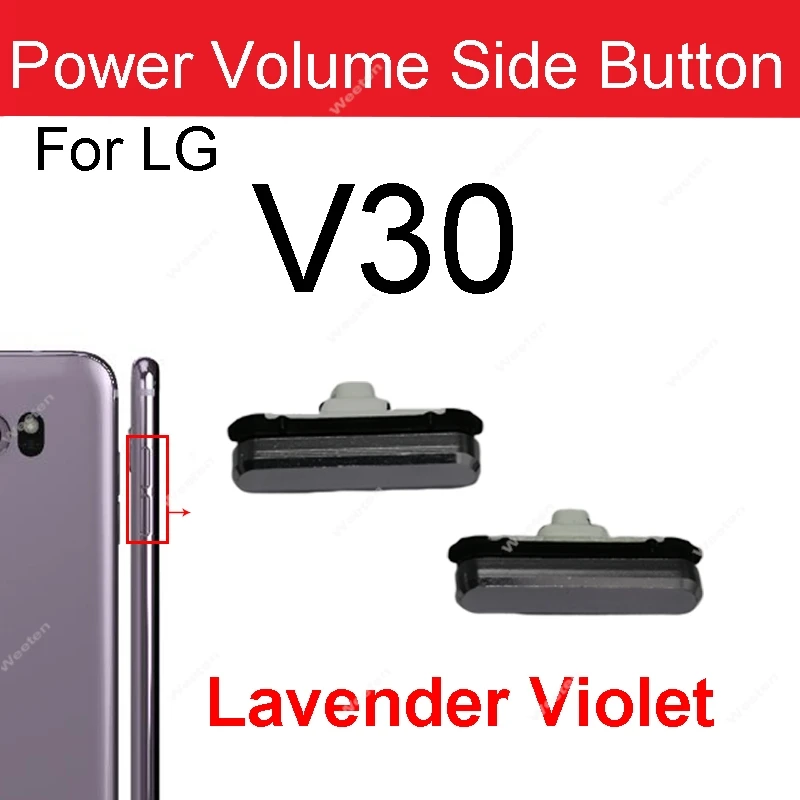 Power Volume Side Buttons For LG V20 F800 V30 H930 V35 V40 V50 V500 V50S V60 V600 On Off Power Volume Small Side Keys Parts image 6