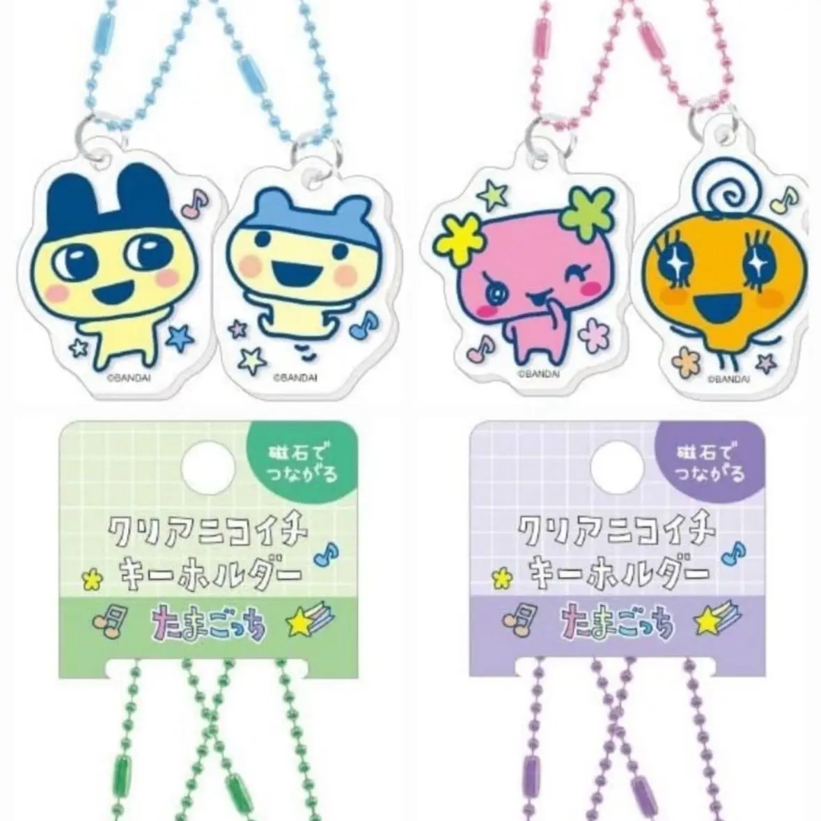 Mini-Tamagotchi-Acryl-Schlüsselanhänger, Anime-Merchandise, niedliches Accessoire im Girly-Stil, Geschenk für beste Freundinnen, Taschenanhänger. – Detail 2