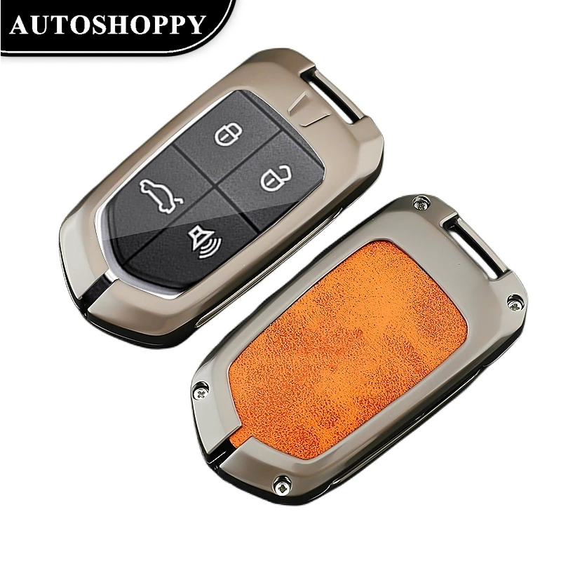 

New Fashion Metal Zinc Alloy Car Case For Borgward BX5 BX7 2017 2018 Smart Remote Control Keys