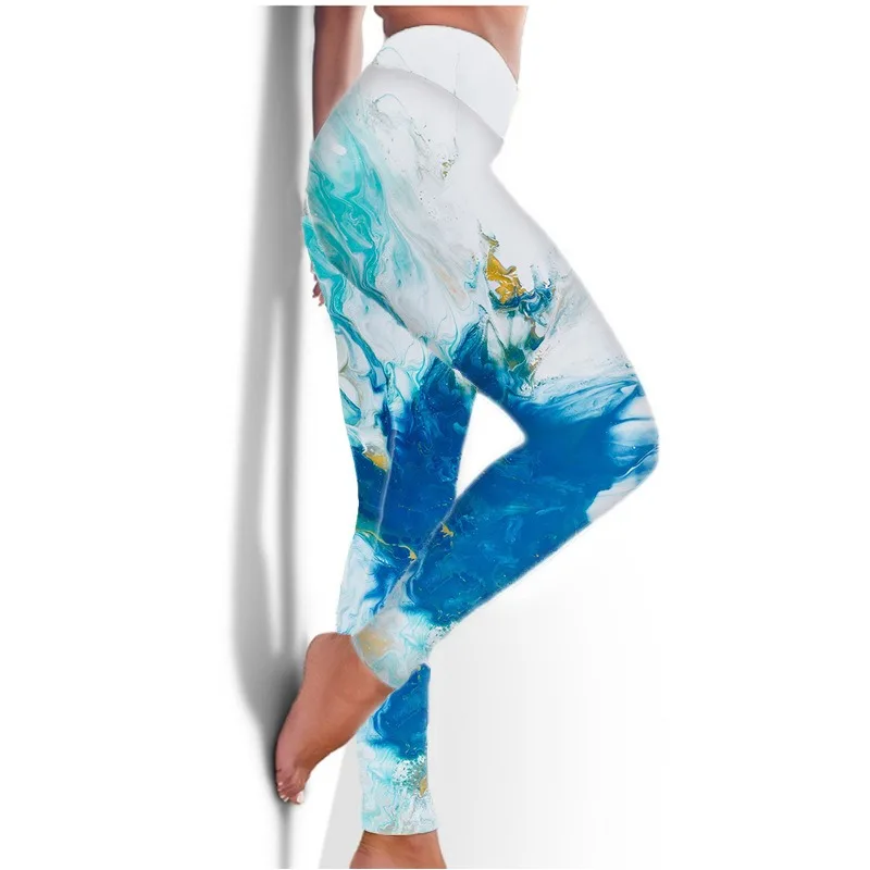 Tie-Dye Print Pants Sexy Leggings Womens Pants High Waist Seamless Leggings Sporty Girl Gym Yoga Pants Butt Lift Outfit Clothes