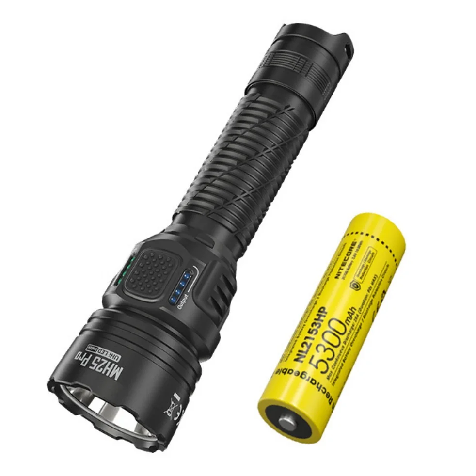 

NITECORE MH25 PRO Rechargeable LED Flashlight UHi 40 3300LM Work Light with 21700 5300mAh Battery for for Hiking Self Defense