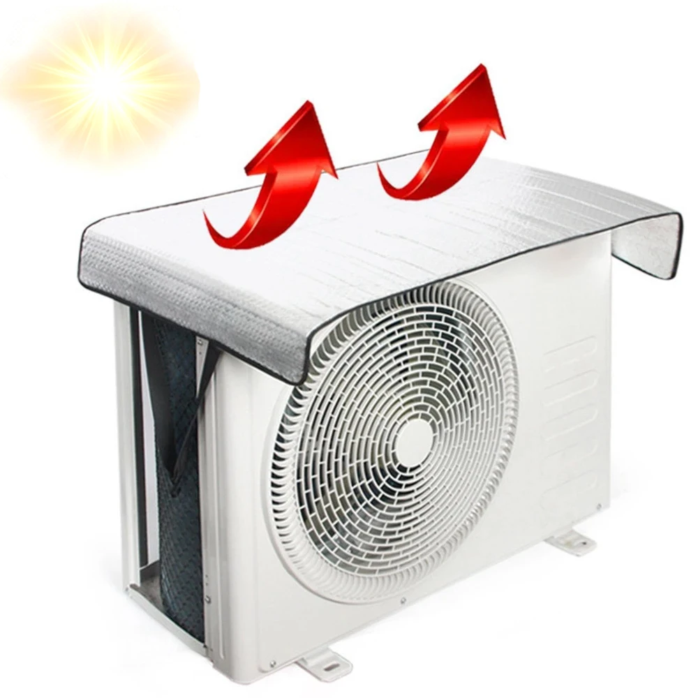 Air Conditioner Cover Outdoor Energy Saving Rainproof Cover Air Conditioner Washing Dust Prevent Sun Exposure AC Cleaning Bag