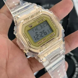 Transparent Digital Watch Square Women Watches Sports Electronic Wrist Clock Watch Reloj Mujer Clocks Wristwatch Dropshipping