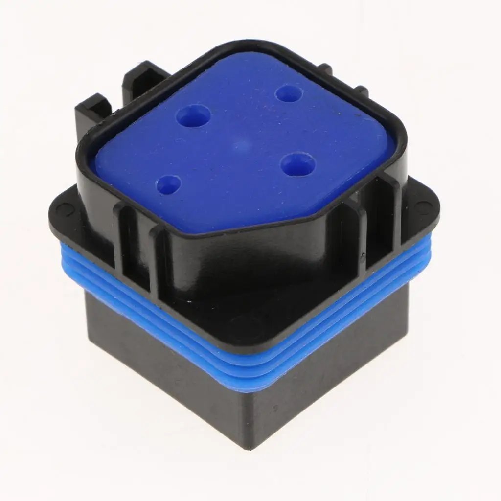 Car Relay Kit 12V 40A Sealed Integrated 4 Pin Socket Holder for Automotive Marine Heavy Duty Applications