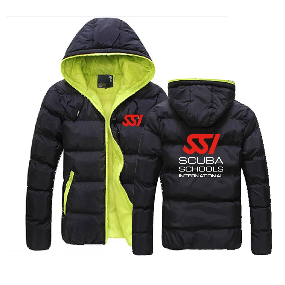 Scuba Diving Dive SSI Printing Fashion 2023 New Man's Winter Thicken Cotton Tracksuit Comfortable All-Match Sweatshirts Coat