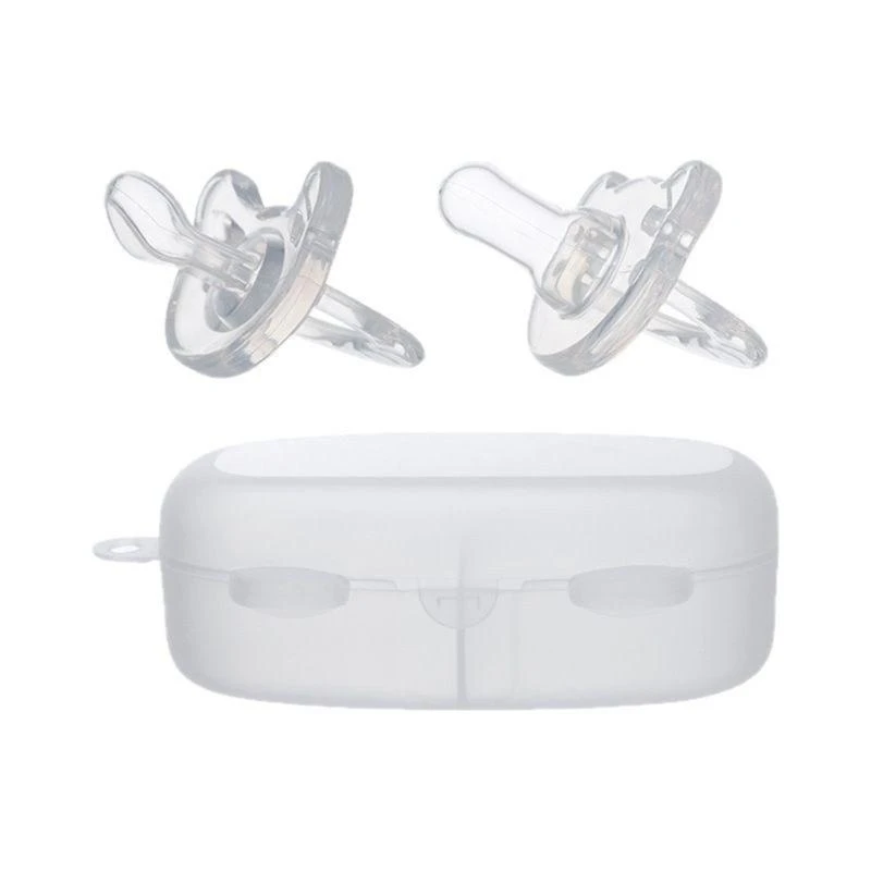 

2pcs/Set Baby Pacifizers для легкого отлучения и успокаивает с пылепроницаемой коробкой для хранения G2TD