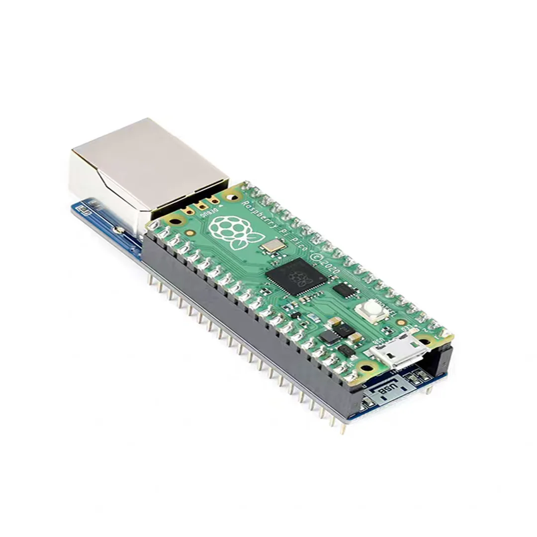 Raspberry Pi Pico Network Serial Port Transparent Expansion Board CH9121 Dual Channel Network Port Module