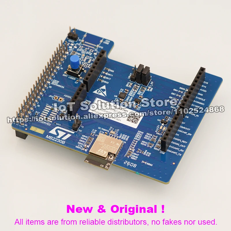 X-NUCLEO-67W61M1 Wi-Fi 6 & Bluetooth LE expansion board for STM32 Nucleo boards based on ST67W611M1 Wi-Fi module