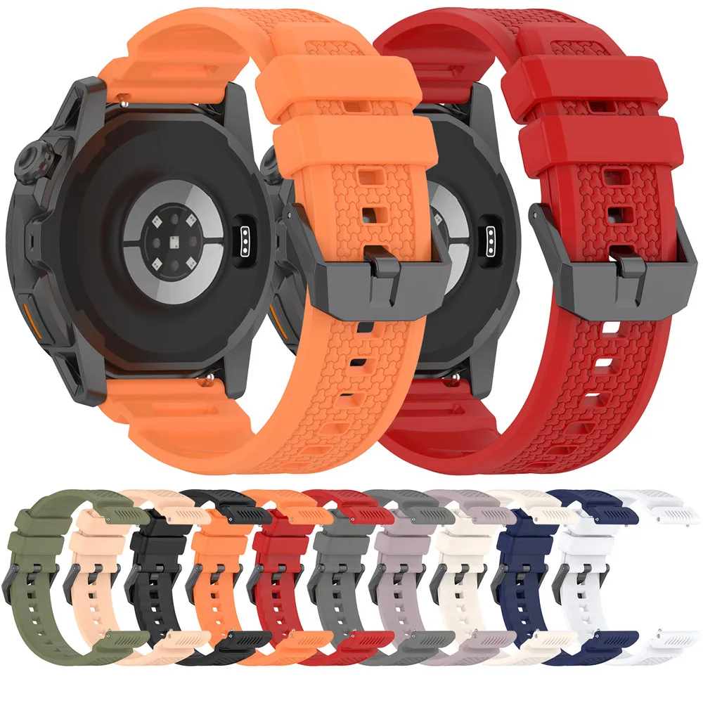 Силиконовый ремешок 24 мм для COROS NOMAD, сменный сменный ремешок для часов, аксессуары