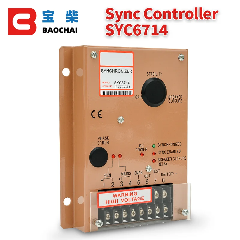 SYC6714 Automatic Synchronizer Control Modules for Diesel Generator ac synchronizing Engine Spare Parts