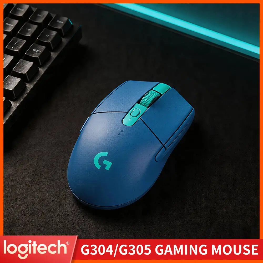 Logitech G304 LIGHTSPEED Wireless Gaming Mouse 12000 DPI 1ms Latency HERO Sensor 250hr Battery Reliable Users