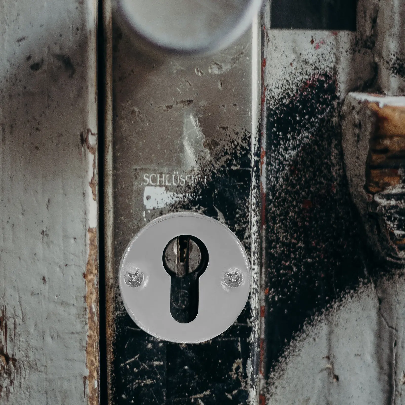 

Пара защитных накладок из нержавеющей стали для дверных замков, устойчивых к ржавчине и износу, для дверных аксессуаров и накладок на дверные ручки