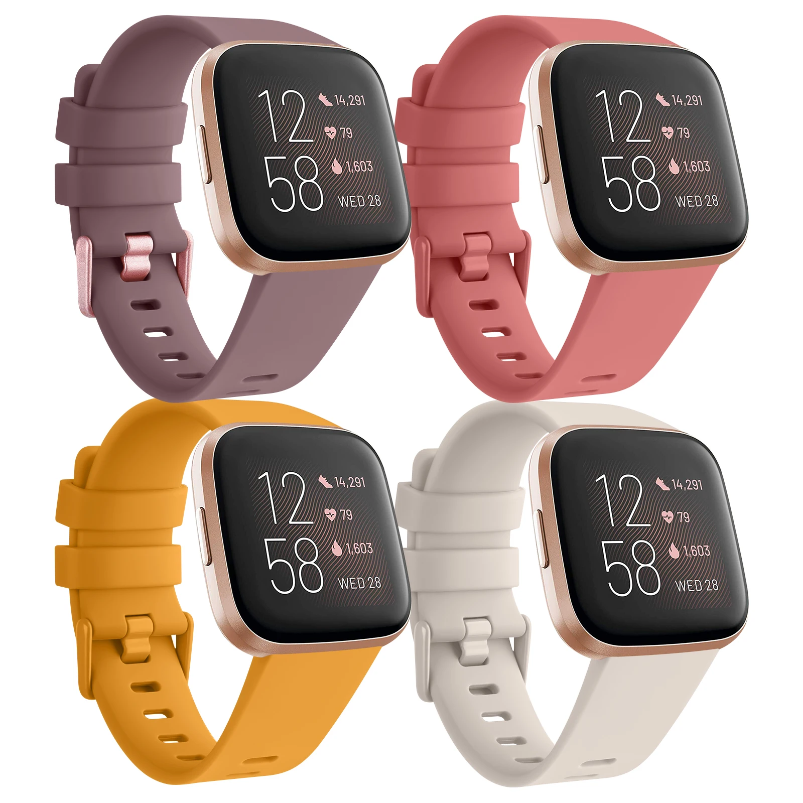 Fitbit Versa 2 1 라이트 스포츠 스트랩, TPU 시계 밴드, Fitbit Versa 2 1 라이트 팔찌 교체