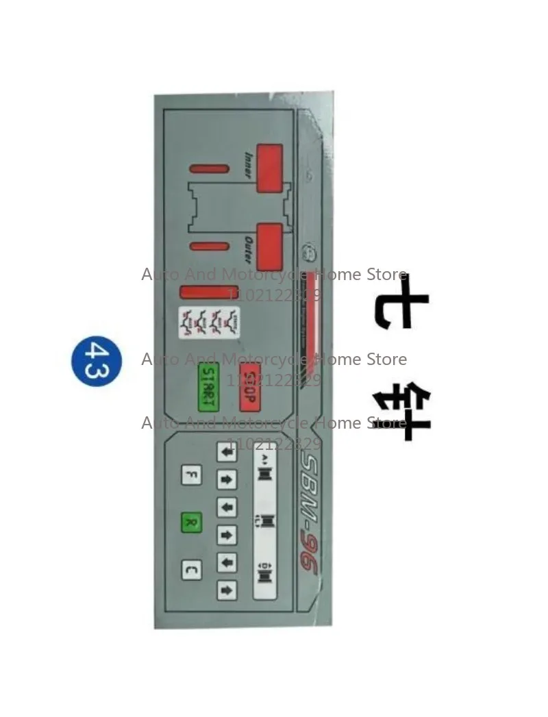 Tyre Wheel Balancer Machine Key Board Panel touch Switch Button Display Board