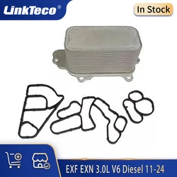 Engine Parts Oil Cooler House & Gasket Set Fit 3.0 L CRD V6 Diesel EXF EXN For 2011-2024 Jeep Grand Cherokee IV (WK, WK2) 3.0L