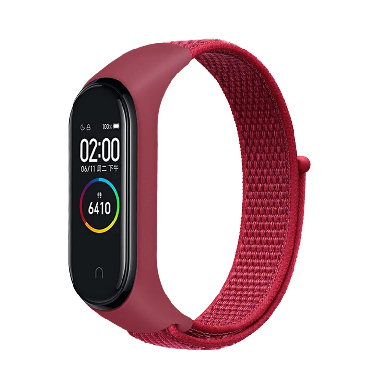 Nylon armband voor Mi Band 8 9 10 band sporthorloge riem Pulsera Correa voor Miband 7 6 5 polsband voor Mi Band 4 3 armband