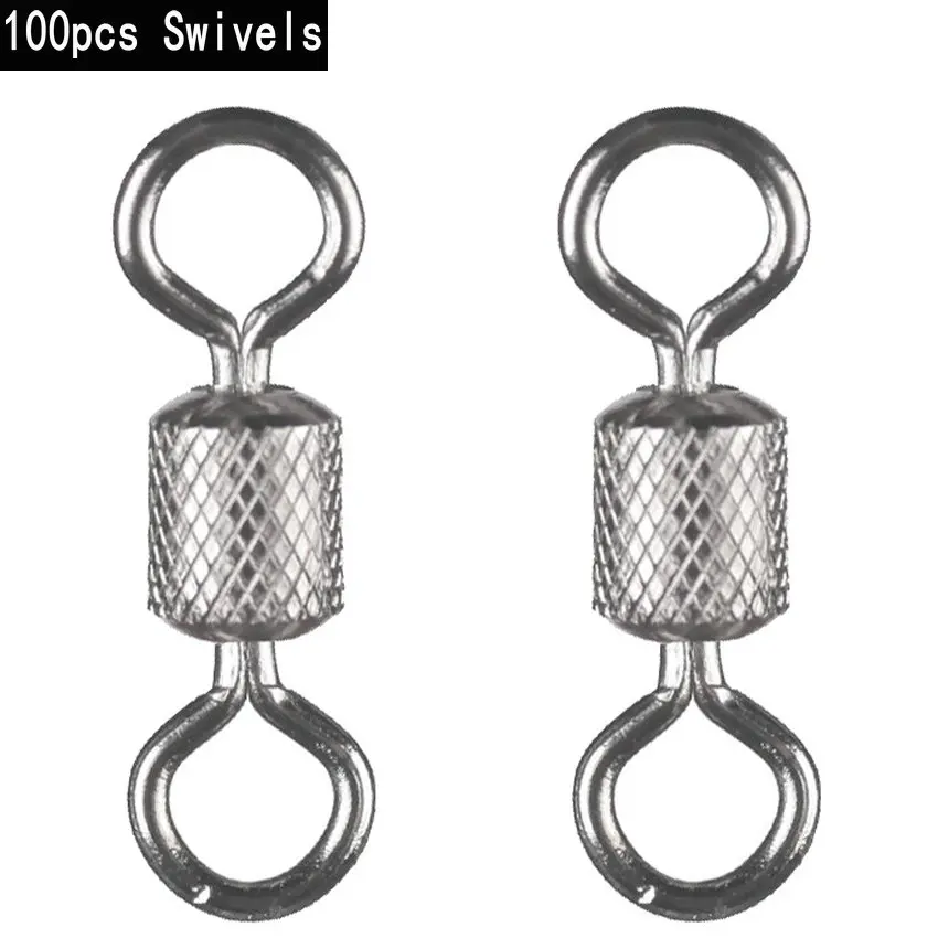 Émerillons De Pêche Haute Résistance – Lot De 10 Pour Eau Salée Et Eau Douce