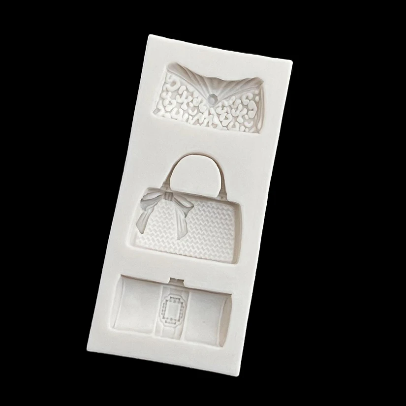 Handbag Shapes Silicone Sugarcraft Mold, Fondant Cake Decorating Tools Bakeware